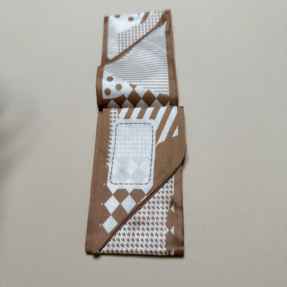Geometric Patterned Scarf #1845 - Picture 3 of 4